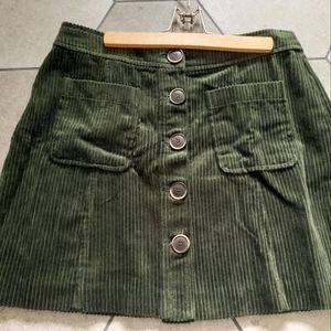 Zara corduroy skirt